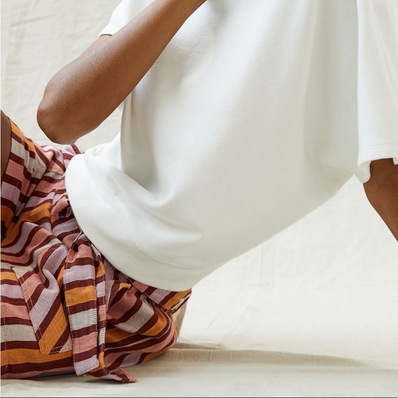 Belted Stripe Shorts from Anthropologie - Picture 6 of 10